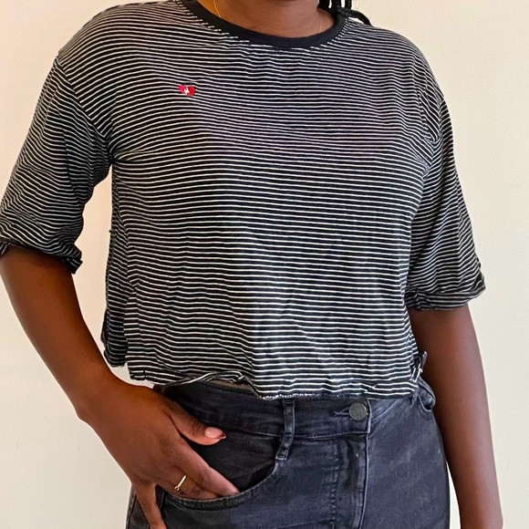 Cropped half sleeve shirt - Picture 1 of 3